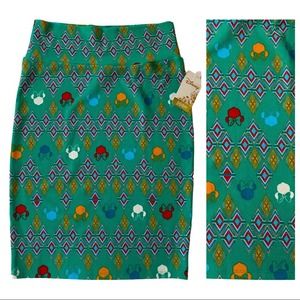NWT LuLaRoe Minnie Mouse Disney Cassie Skirt, Medium